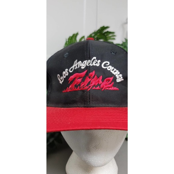 Vtg Los Angeles County Fire Snapback Hat - Picture 3 of 7